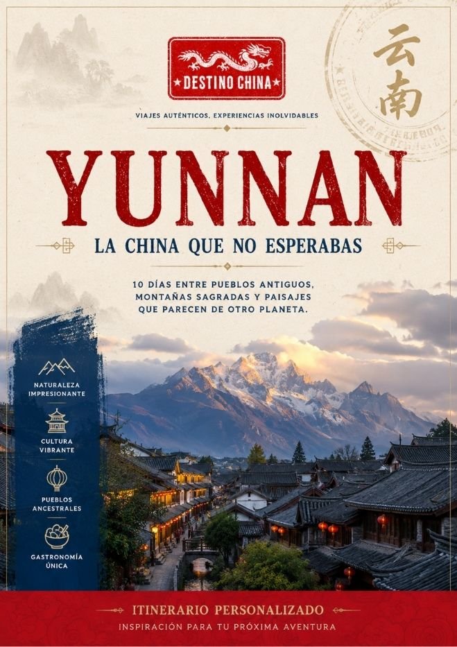 portada de un ejemplo de itinerario de Yunnan